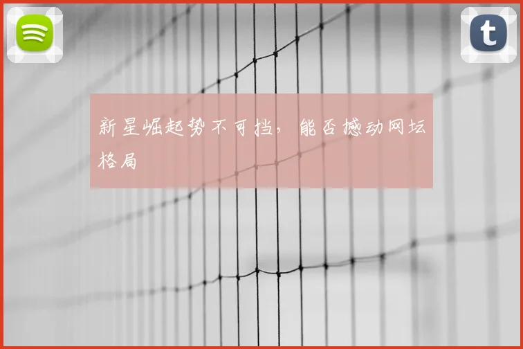 新星崛起势不可挡，能否撼动网坛格局